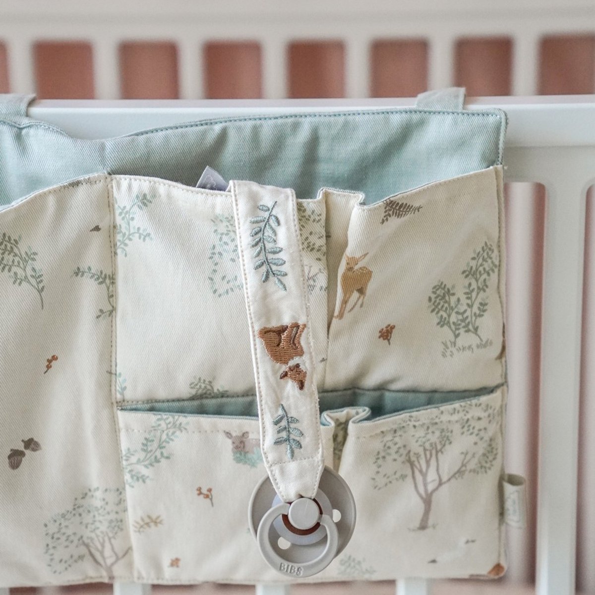 Cam Cam Copenhagen Bed Organizer - Woodland