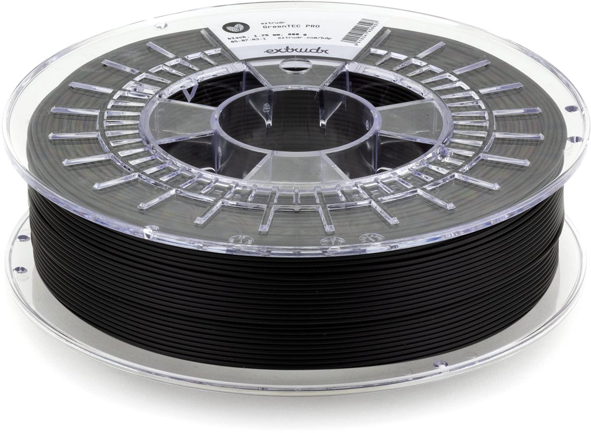 extrudr® BDP ø1.75mm (0.8kg) Greentec PRO 'BLACK' - 100% biodegradable 3D printer filament! - Made in Austria - ShopVlot