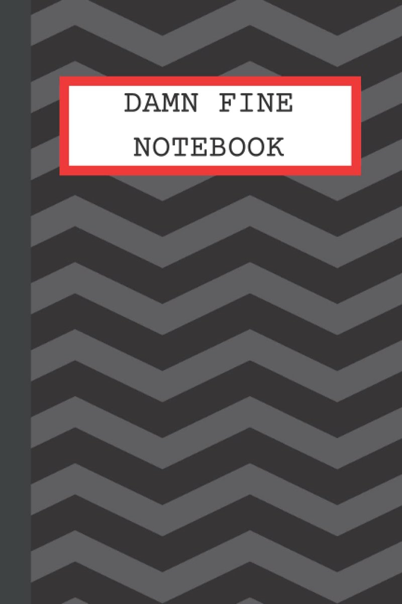 DAMN FINE NOTEBOOK: Twin Peaks Fan Notebook Blank Lined Journal - ShopVlot