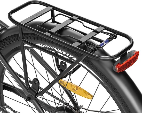 Touroll J1 ST Elektrische Stadsfiets Lage Instap 2026 - 45 Nm Naafmotor - 561,6 Wh Uitneembare Accu - Tot 100 km Actieradius - Shimano 7 Versnellingen - Vergrendelbare Vering - StVZO Verlichting - IPX4 - Zwart — afbeelding 3