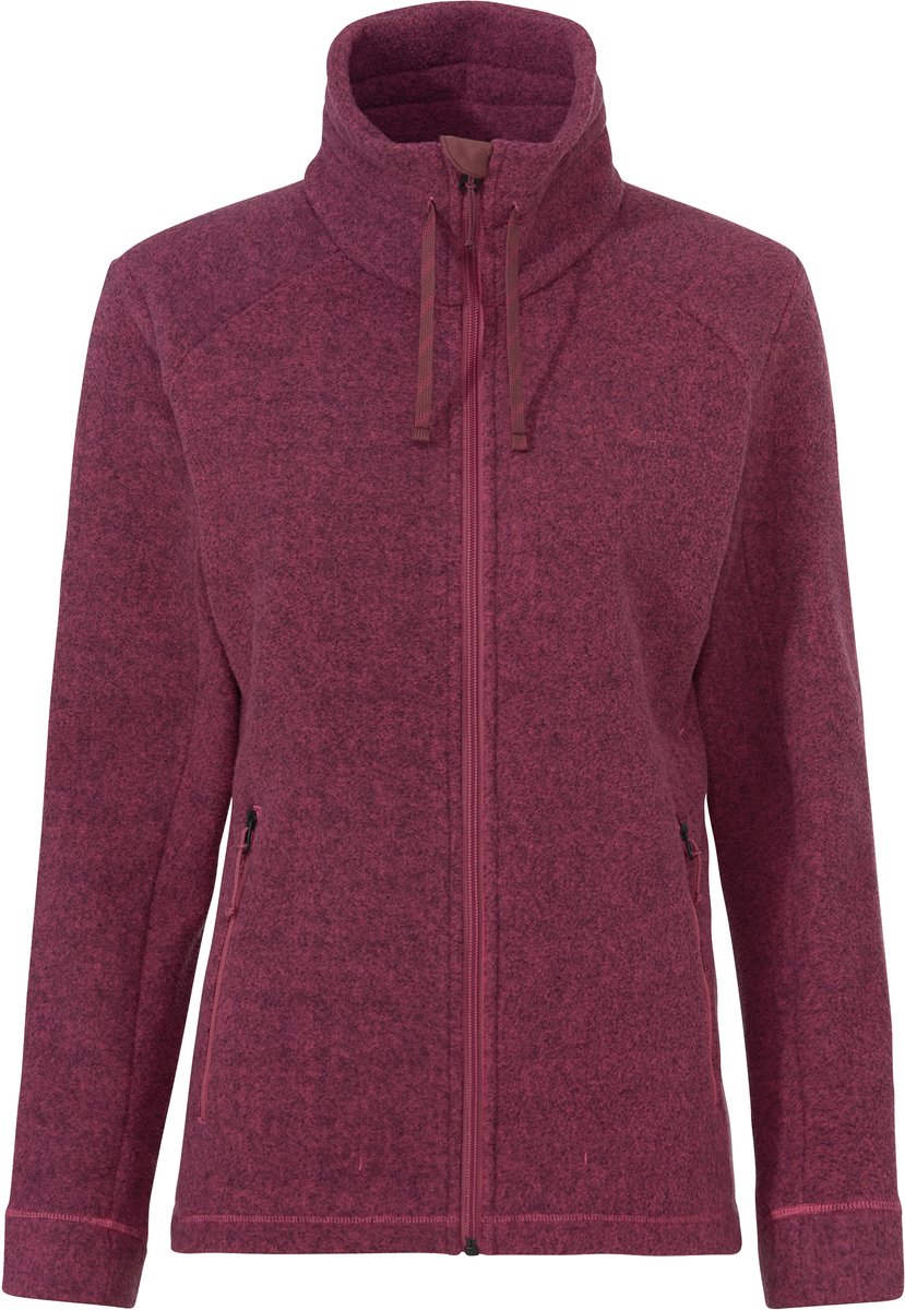 Vaude Women’s Skomer Winter Fleece Fleecevest Dames Hibiscus Rood