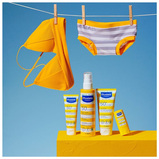 Mustela zonnespray zeer hoge bescherming spf50 familie 200ml van Mustela — afbeelding 3