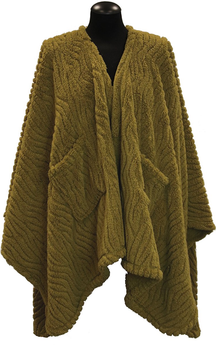 Unique Living Omslagplaid Clio 148x160cm - Moss Green