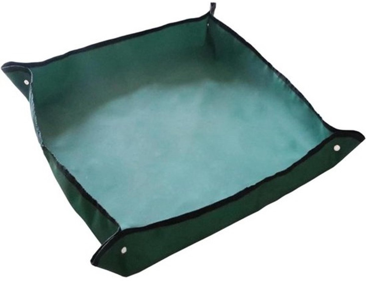 Plantenverpotmat - Bodemmat - Voor het verpotten van planten - Waterdicht Oxford - 75x110 cm - Grijs
