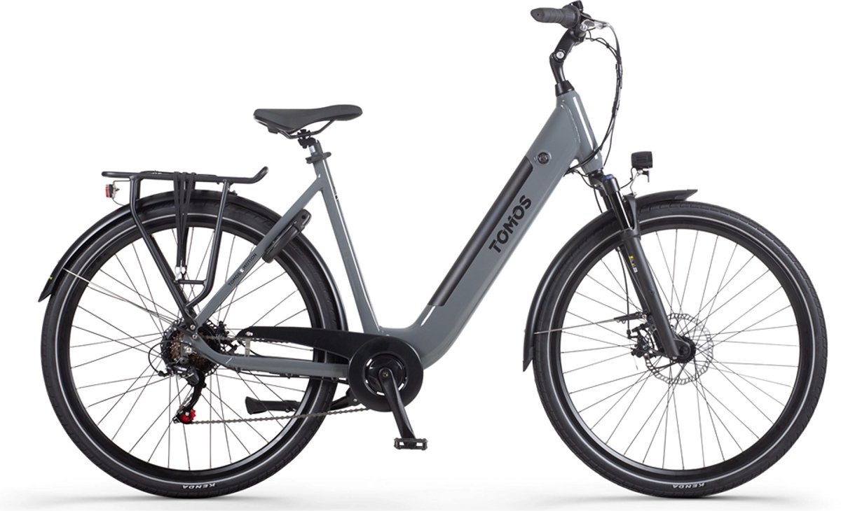 Tomos EB 23 - Elektrische Fiets - 250W motor - 468Wh accu - Grijs