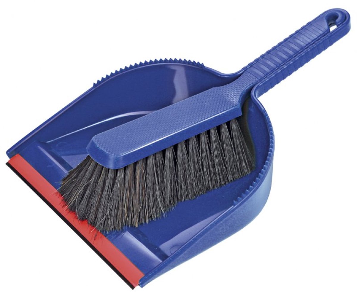Peggy Perfect veegset met lip Super, blauw, 230 mm