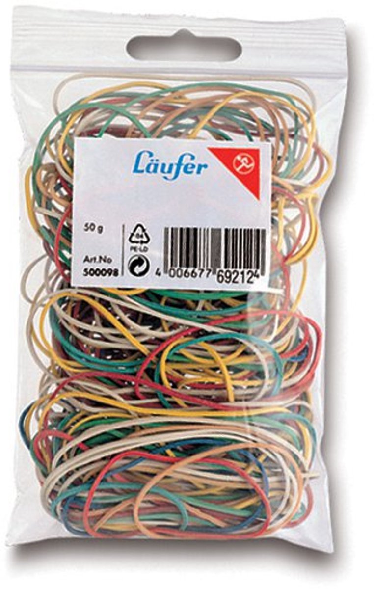 Läufer RONDELLA elastieken, diverse maten en kleuren, 50 g