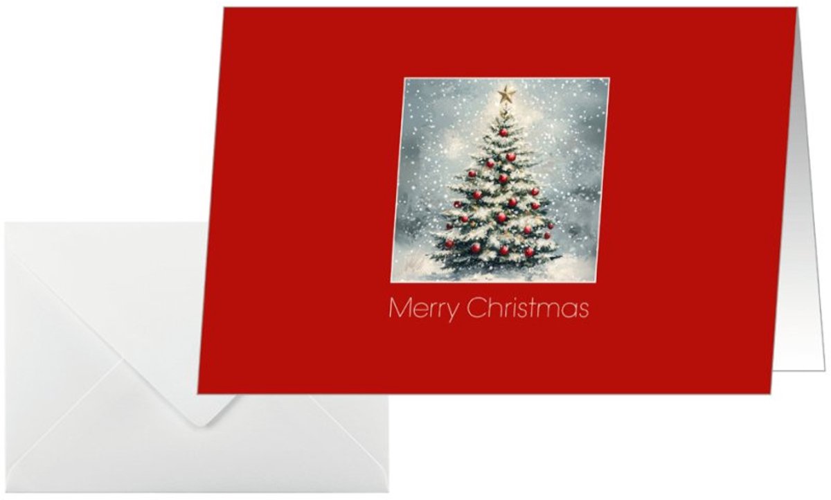 sigel kerstkaart Classic Christmas, 115×170 mm, 25 kaarten + enveloppen
