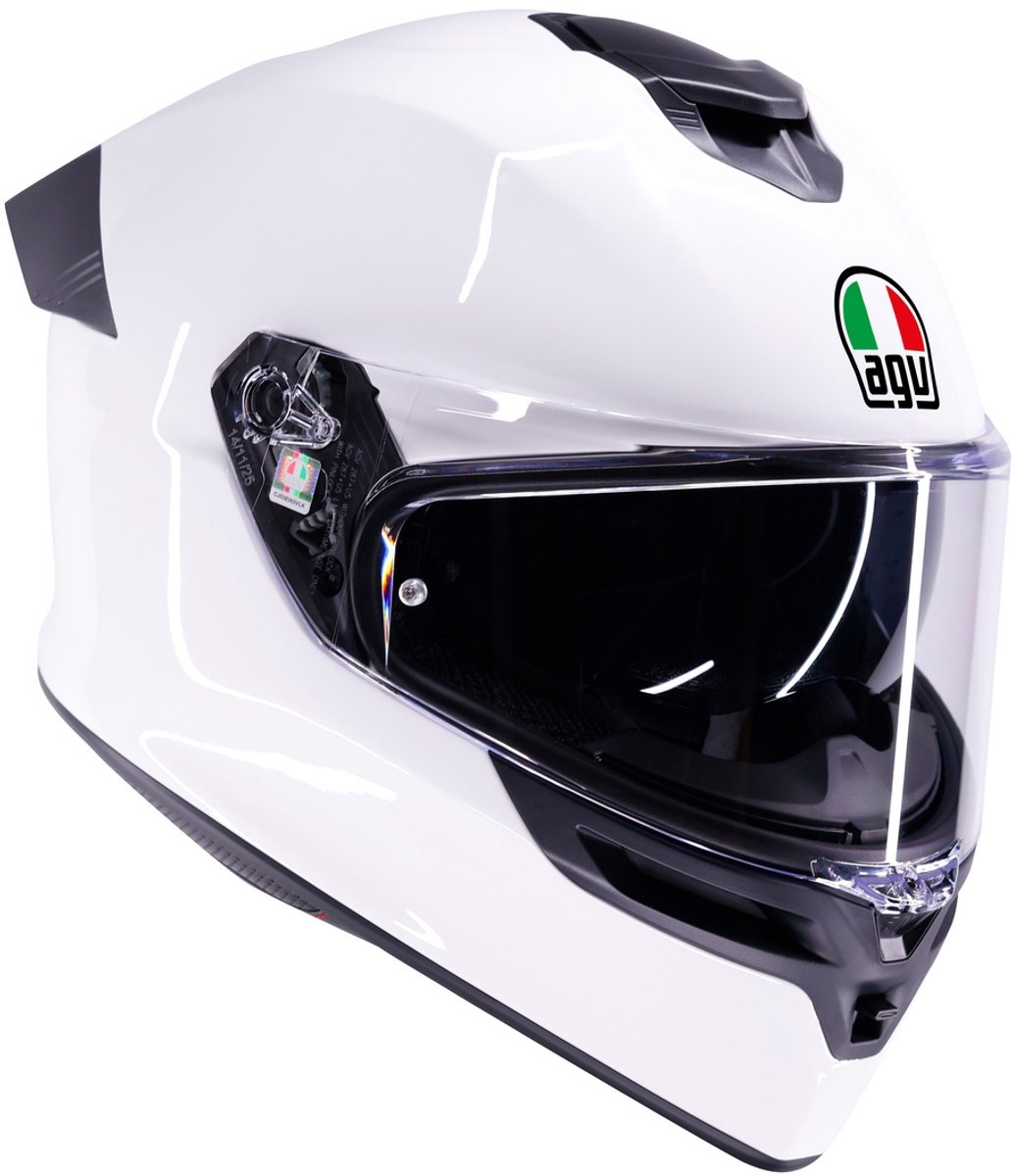 AGV K5 motorhelm Mono solid glans wit XL