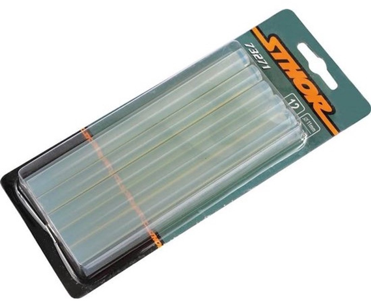Lijmsticks - Smeltlijmstaven - Voor diverse projecten - Snelle hechting - 11.2 x 150 mm - Transparant