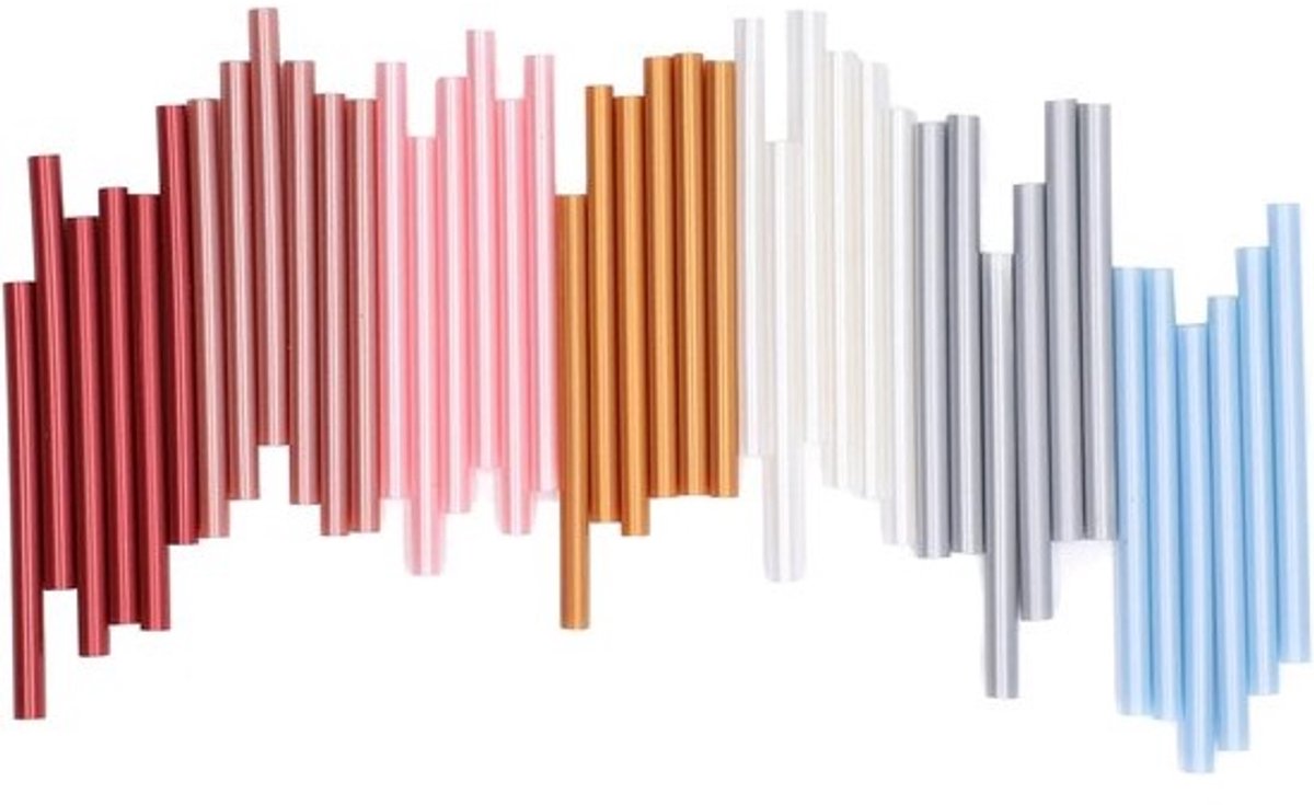 Smeltlijmsticks - Vullingen voor lijmpistool - Voor knutselen en repareren - Sterke hechting - 7x100mm - Transparant