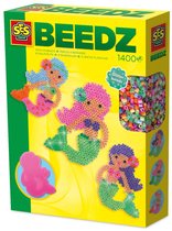 SES Creative Beedz Strijkkralen Set - Zeemeermin - Voor Meisjes vanaf 5 Jaar - 1400 Stuks - Knutselen - PVC-Vrij - Schoencadeautjes Sinterklaas