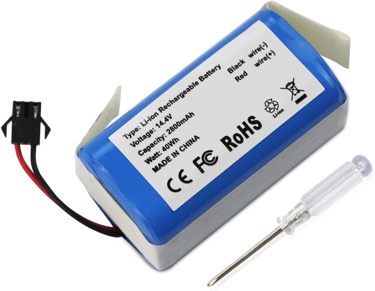 AANTIEE Replacement Vacuum Batterie Compatible with Ionvac SmartClean 2000 Robot Vacuum Cleaner CMICR18650F8M7-4S1P - ShopVlot