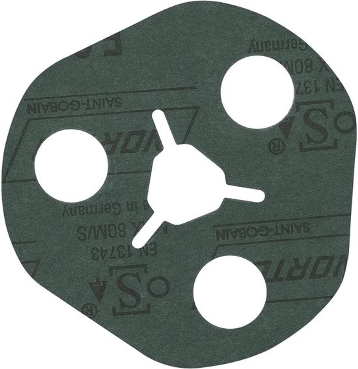 Set van 3 slijpschijven - korund, 115 mm, korrel 36 - voor haakse slijper