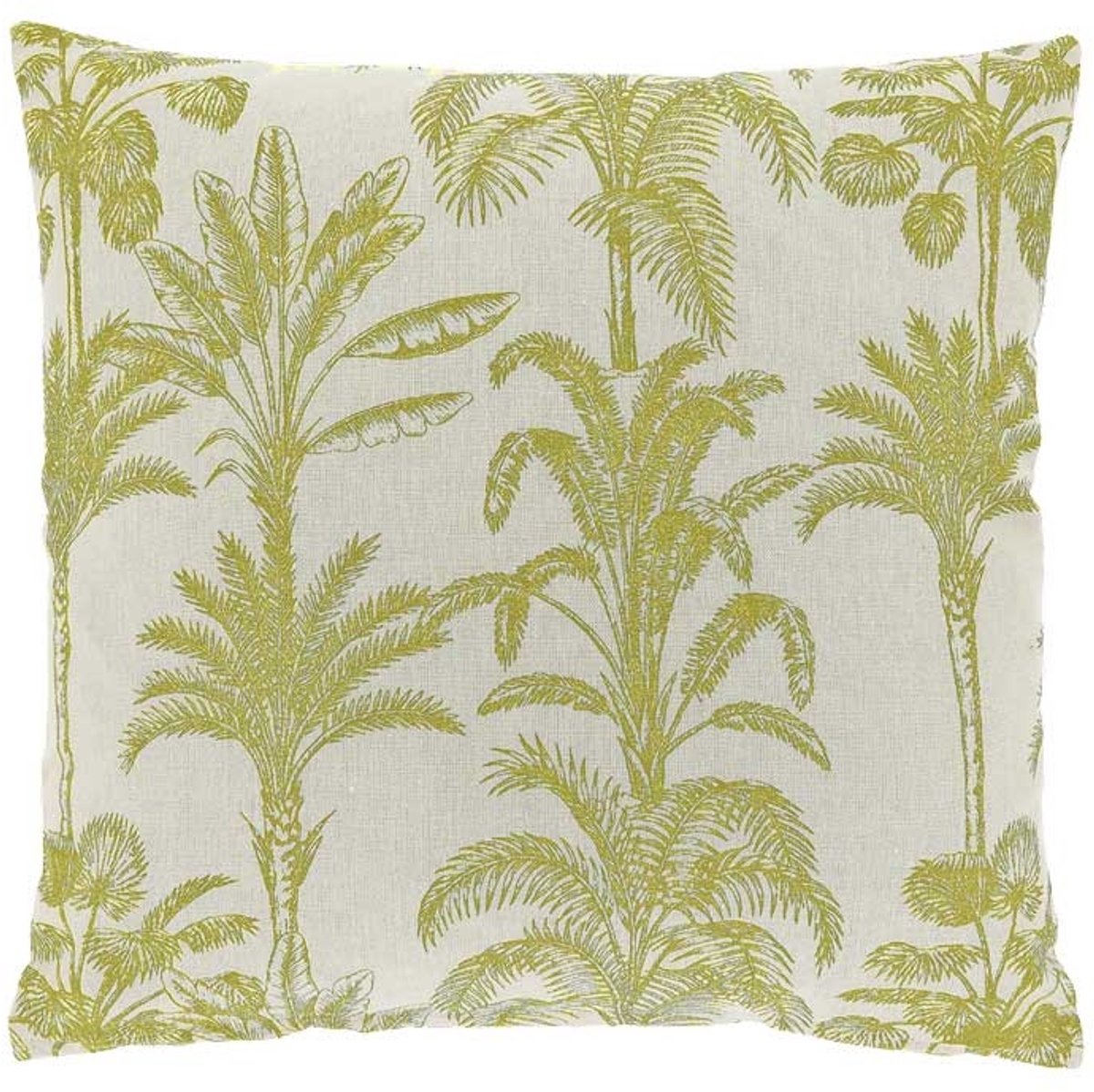 Unique Living Sierkussen Tilly Moss Green -45x45cm Groen