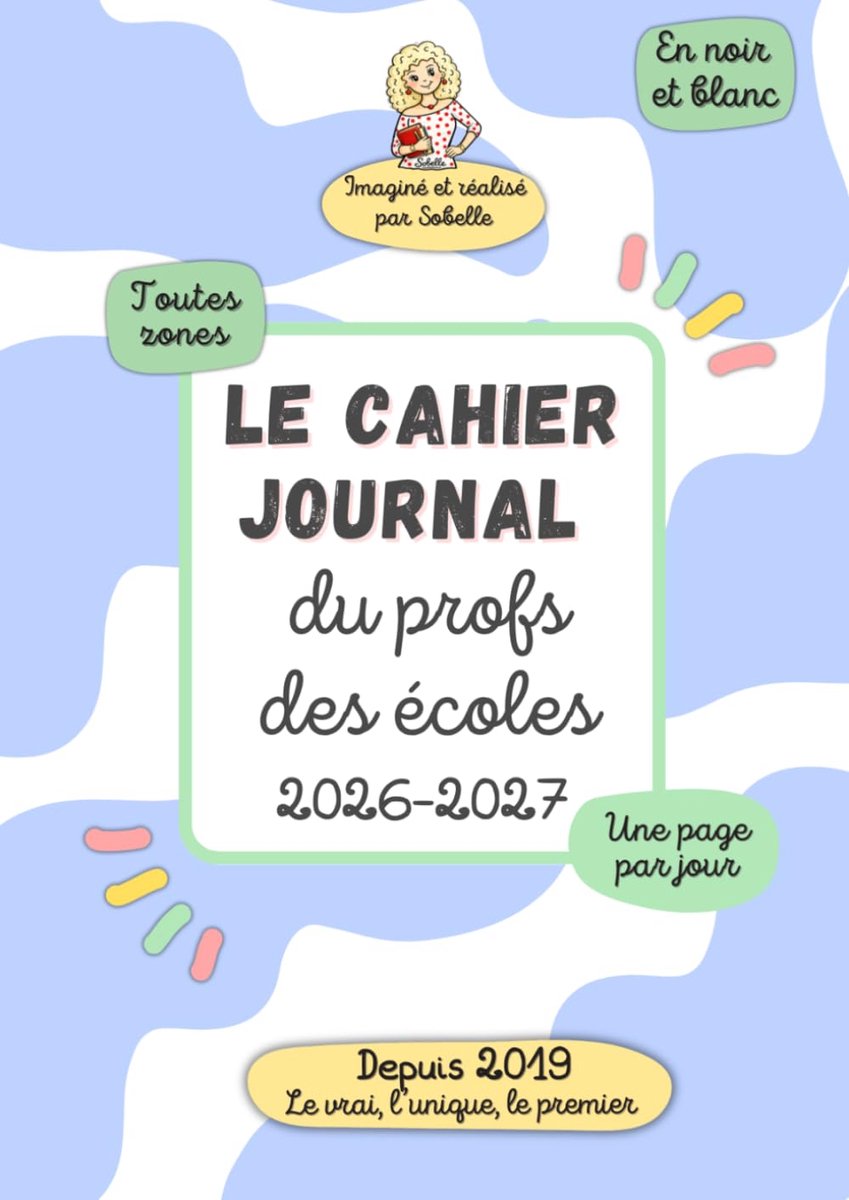 Le cahier-journal du prof des écoles: 1 page par jour, toutes zones - ShopVlot