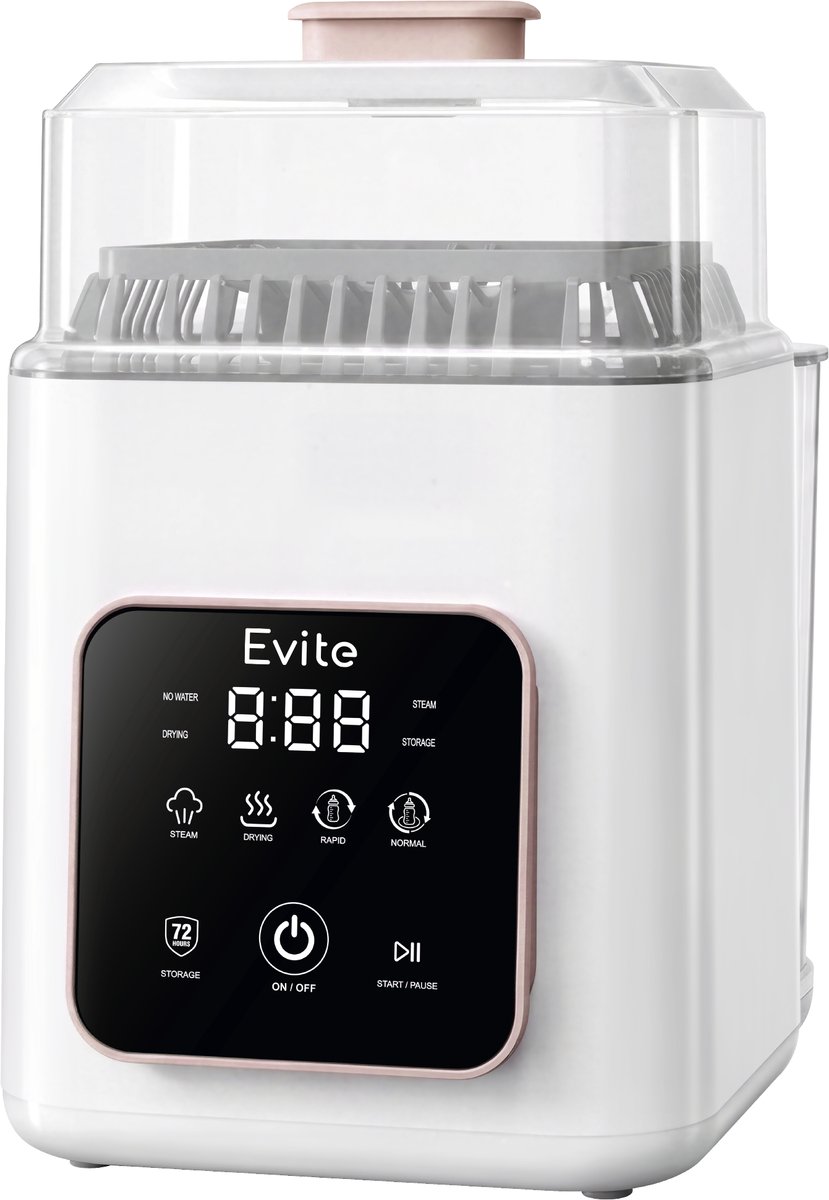 Evite Baby Bottle Washer - Inclusief 120 Tablets