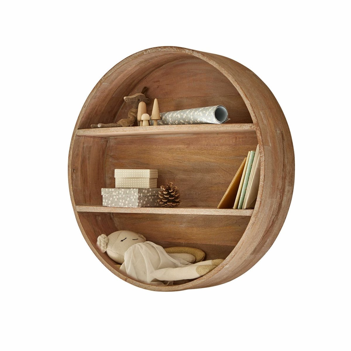 LOBERON Wandplank Castolino antiekbruin