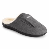 Wahrm Verwarmde Sloffen Dames en Heren – Oplaadbare Verwarmde Pantoffels – 3 Warmtestanden – Incl. 5.000 mAh Powerbank – Antislipzool – Grijs – Maat 41/42