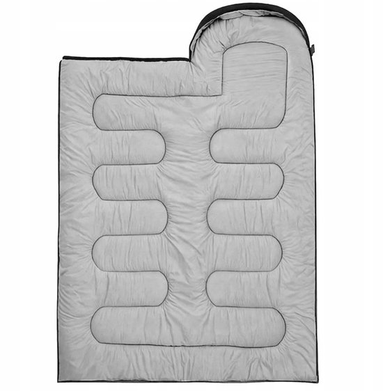 Mummie Slaapzak 2-in-1 210x75cm - Warm, met Capuchon & Hoes — afbeelding 4