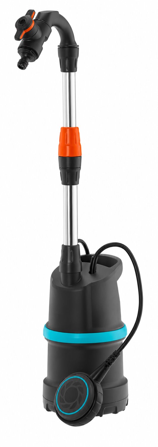 Regentonpomp 4000 L/u – 1,3 Bar – Met Voorfilter en Telescopische Buis – Dompelpomp – 10 m Opvoerhoogte