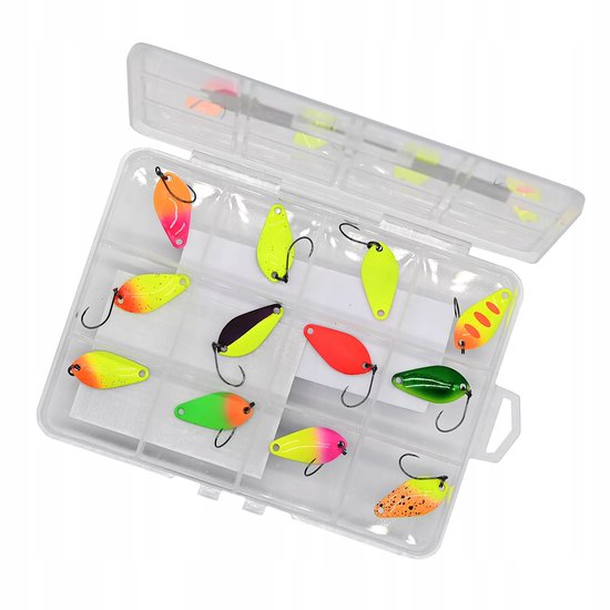 GERMINA Trout Spoon Set 1.5g - 12 Stuks met Doosje — afbeelding 2