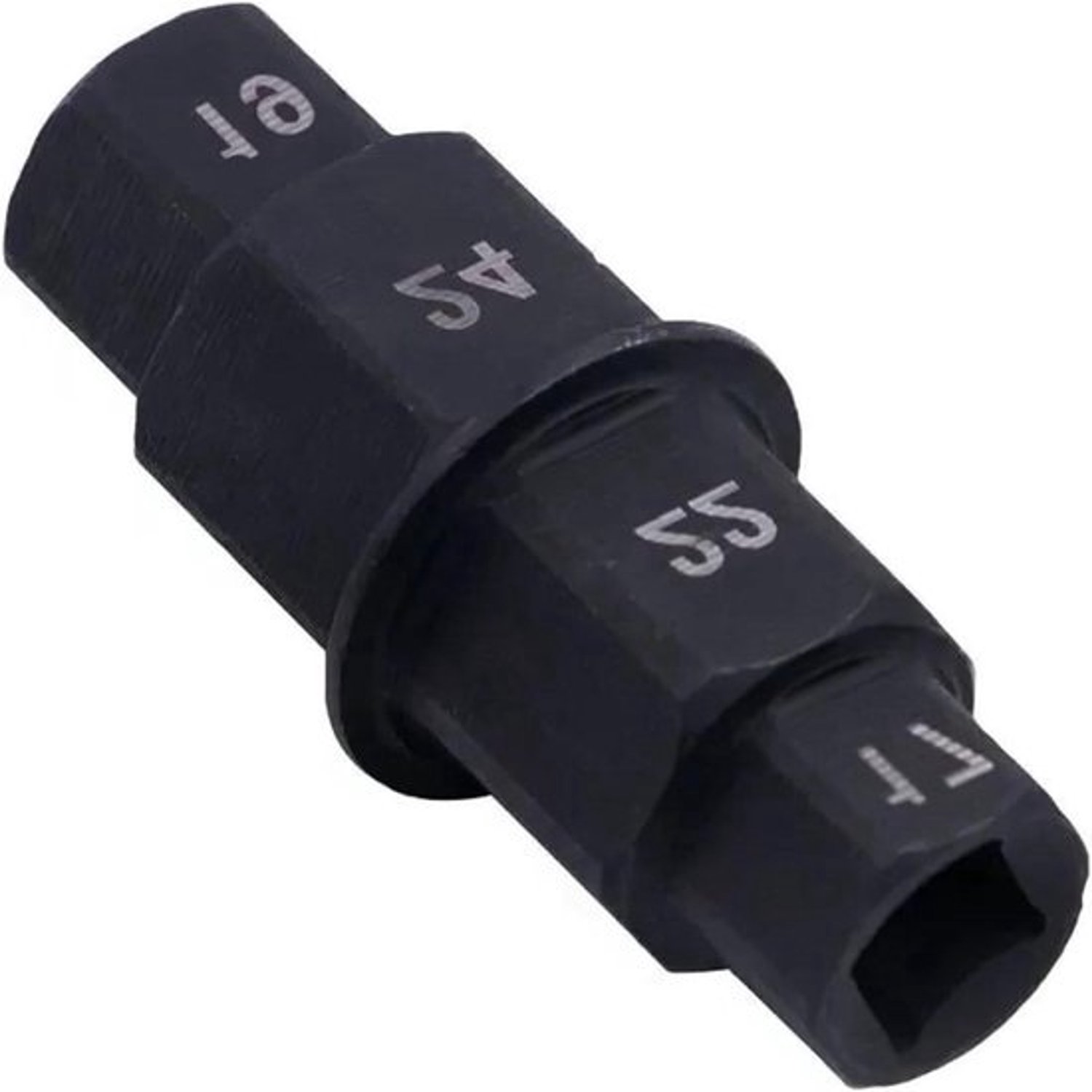 Schroeftandwielsleutel - Reparatiegereedschap - Voor motoronderhoud - Verstelbare riem - 17 19 22 24 mm - Zwart