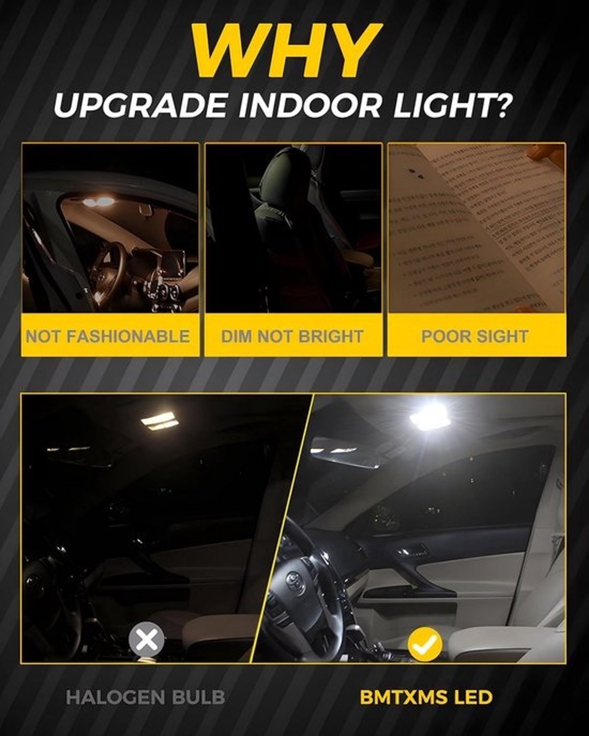 LED-binnenverlichtingsset vervanging voor VW Polo 6N1 6N2 (1995-2001) - 6-delig, 6000K wit licht