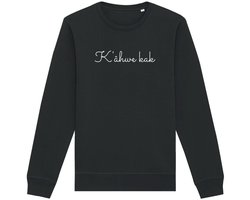K'ÂHWE KAK SWEATER - S, Zwart
