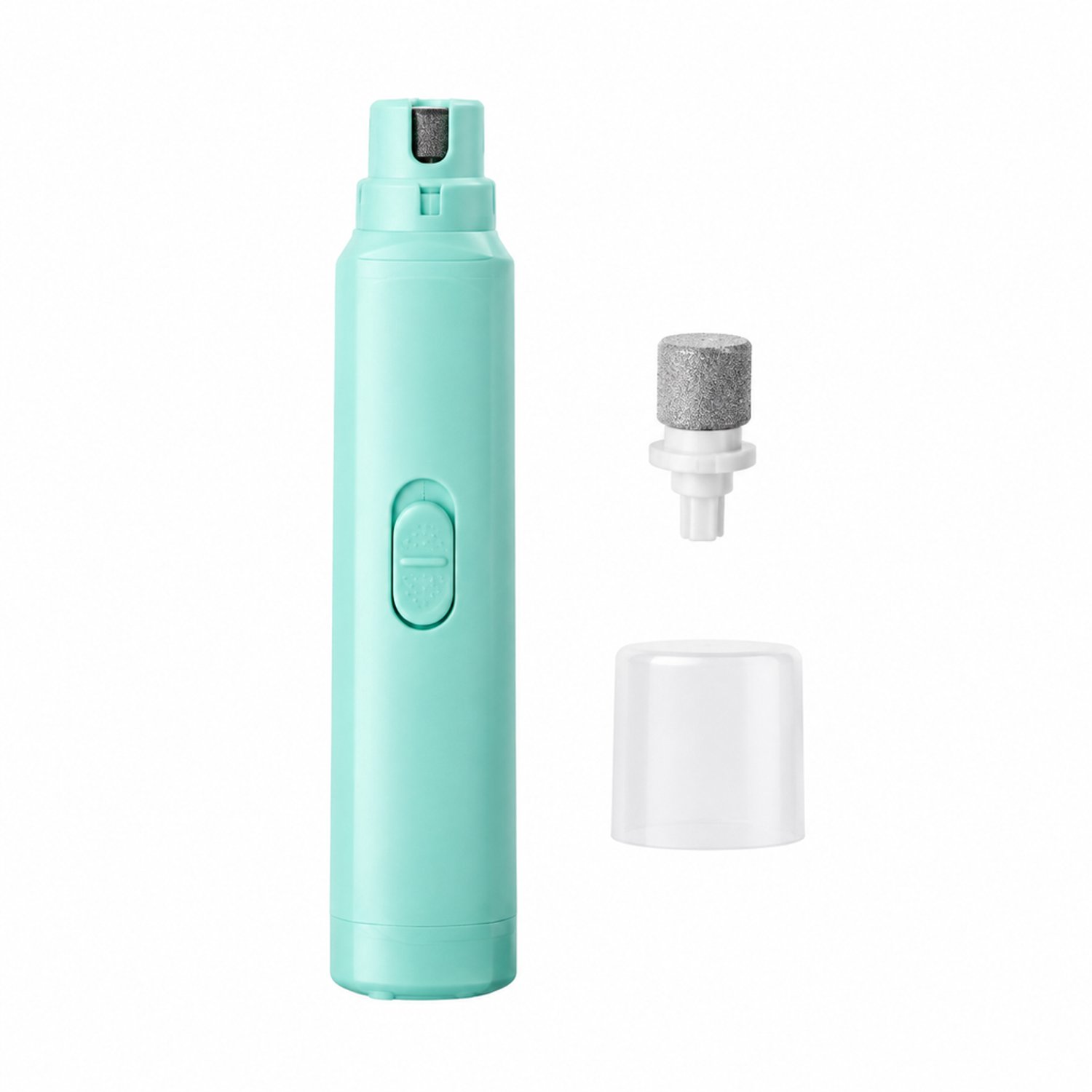 Elektrische nageltrimmer voor huisdieren - één stand - zonder verlichting - groen