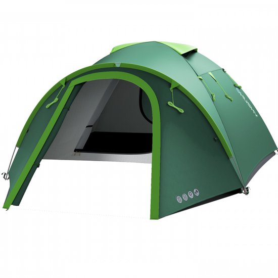 Husky Koepeltent Bizon 420 Cm Polyester/Nylon - Groen - 4 Persoons van Husky — afbeelding 2