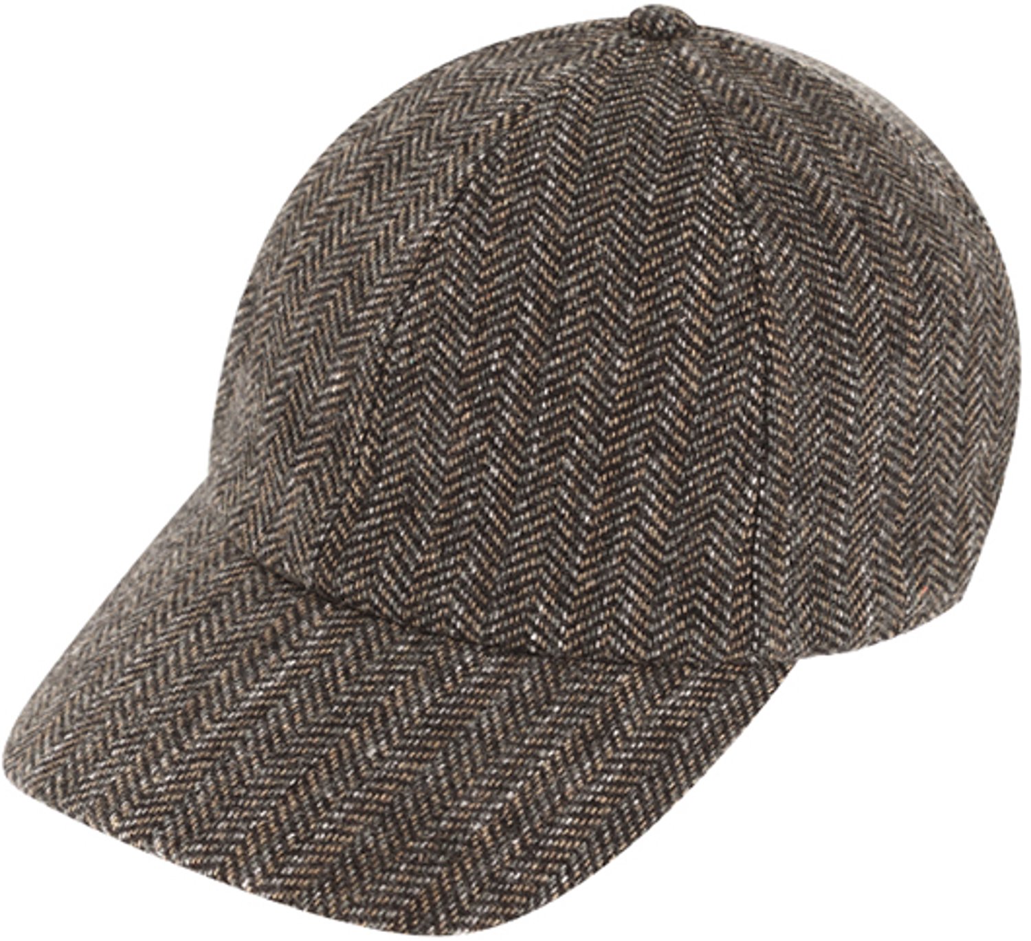 Base ball Cap met visgraatmotief Taupe maat 60 XL