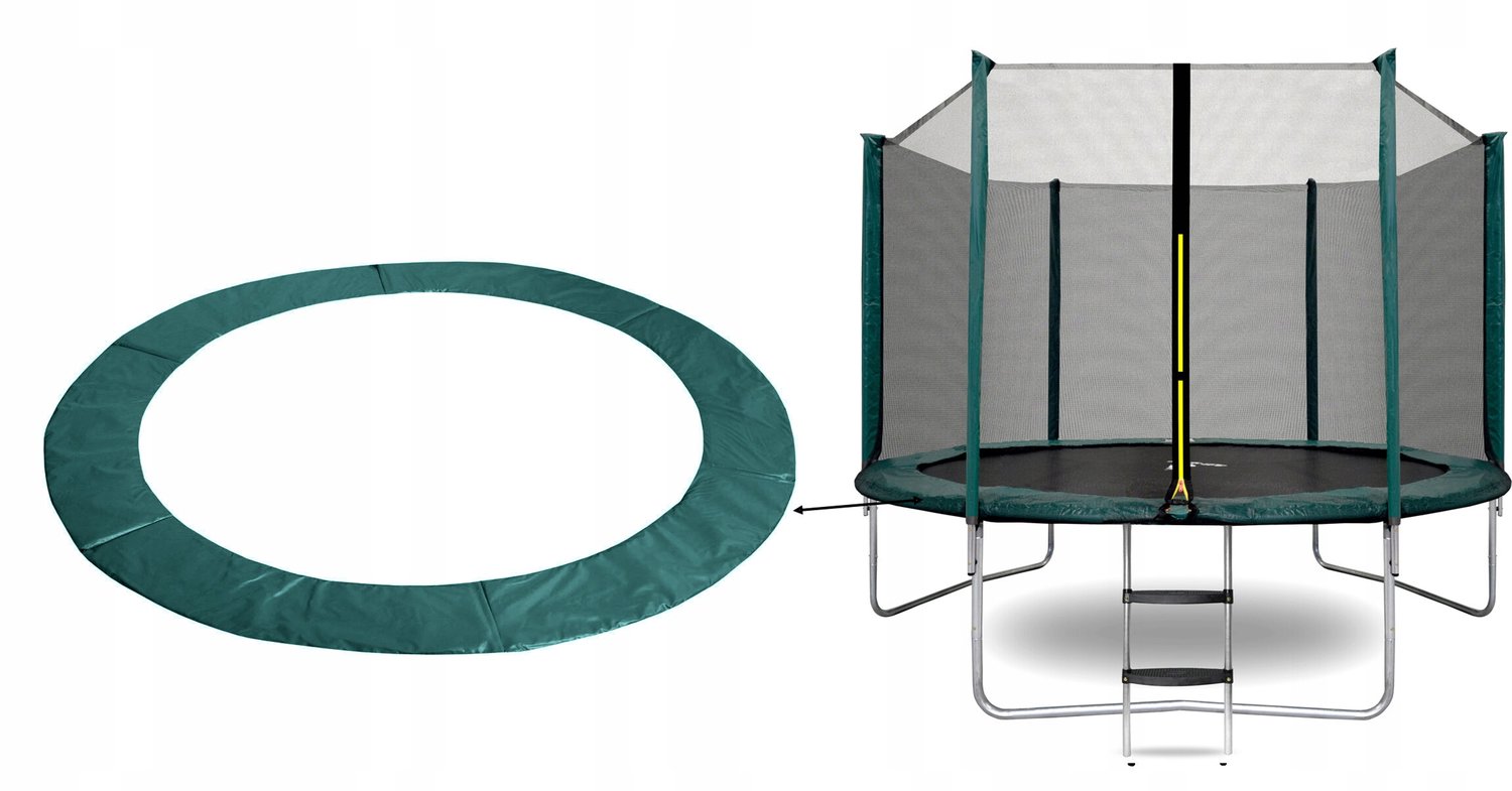 Universele Trampoline Veerslingerhoes Groen 244-252 cm (8 FT)