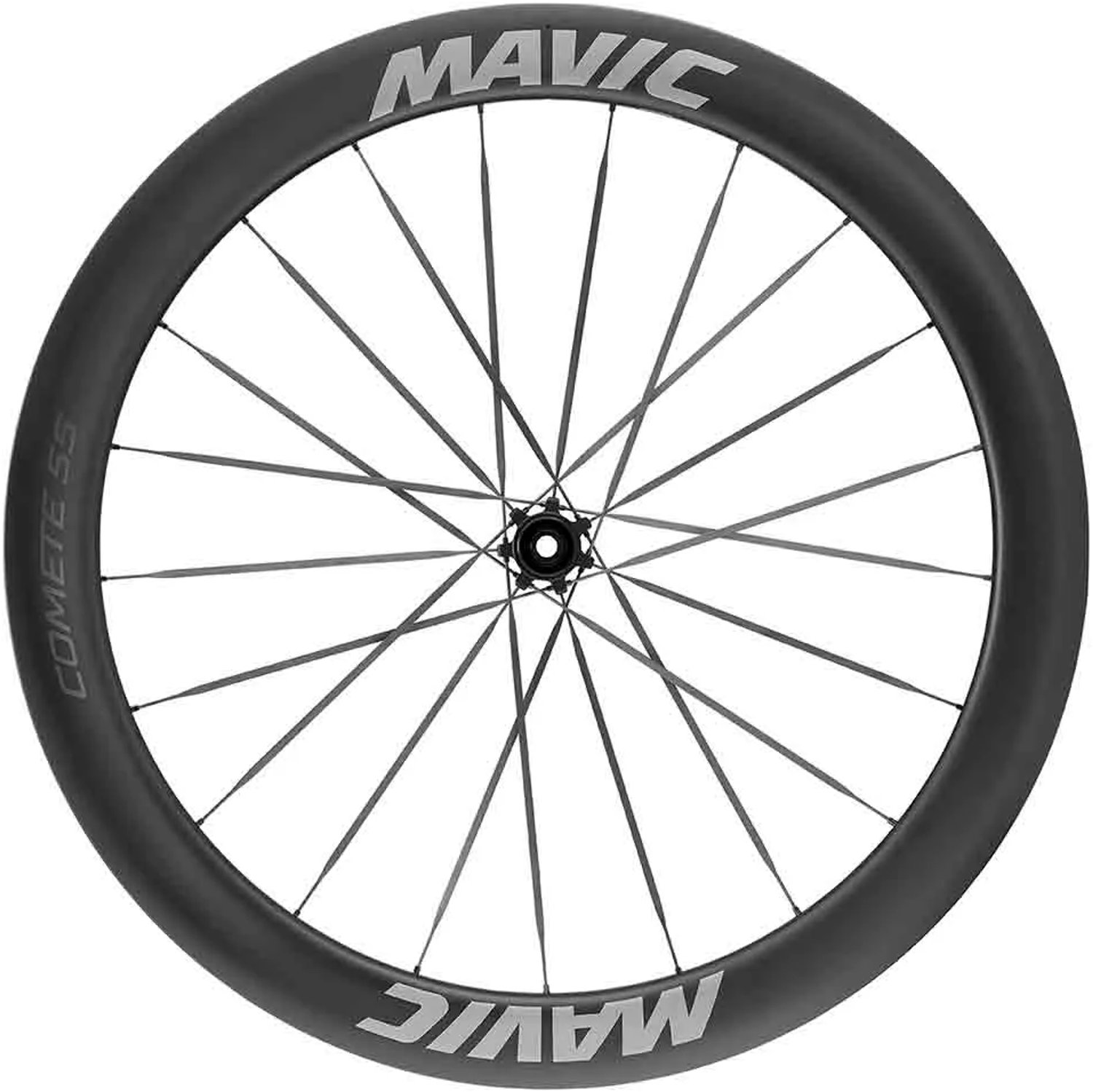 Mavic Comete 55 Cl Disc Tubeless Voorwiel Zilver 12 x 100 mm