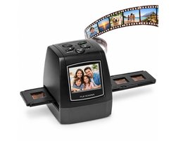 Diascanner - Digitale Converter - Voor 35mm/135 negatieven en dia's met 2,4 inch LCD-scherm - Dia Scanner - Oude Foto's Digitaliseren - Zwart