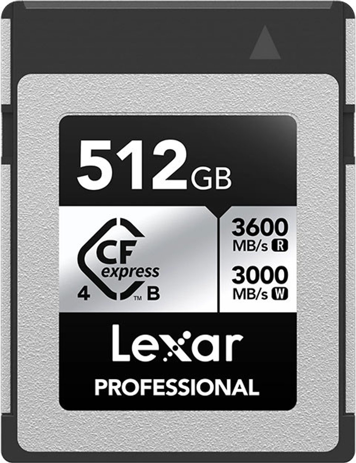 LEXAR Carte CFexpress Pro Silver Type B 4.0 Series 512 Go 3600R/3000W
