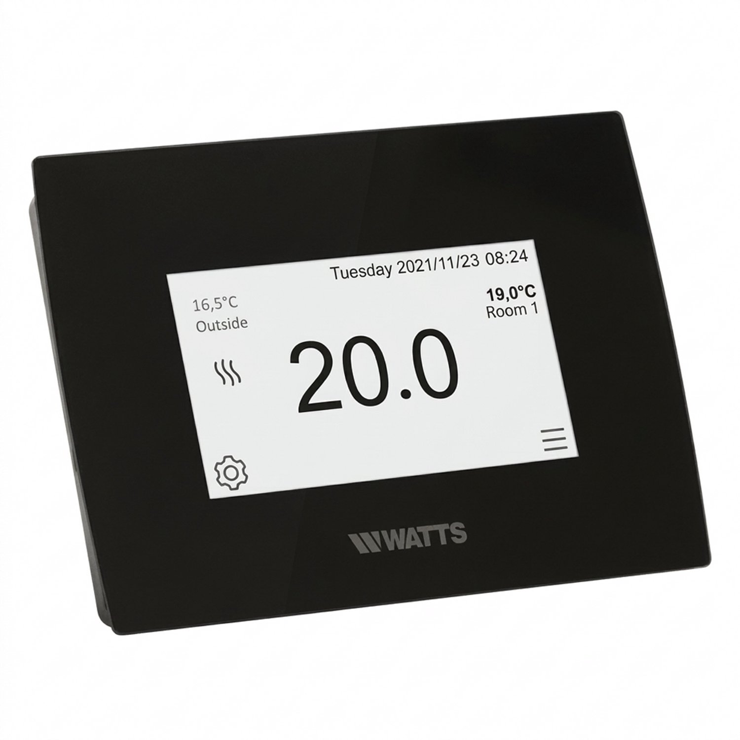 Watts BT-CT03-RF Touch Screen Thermostaat met WiFi - Slimme Verwarmingsregeling - Draadloze Thermostaat - Digitaal Touchscreen - Zwart