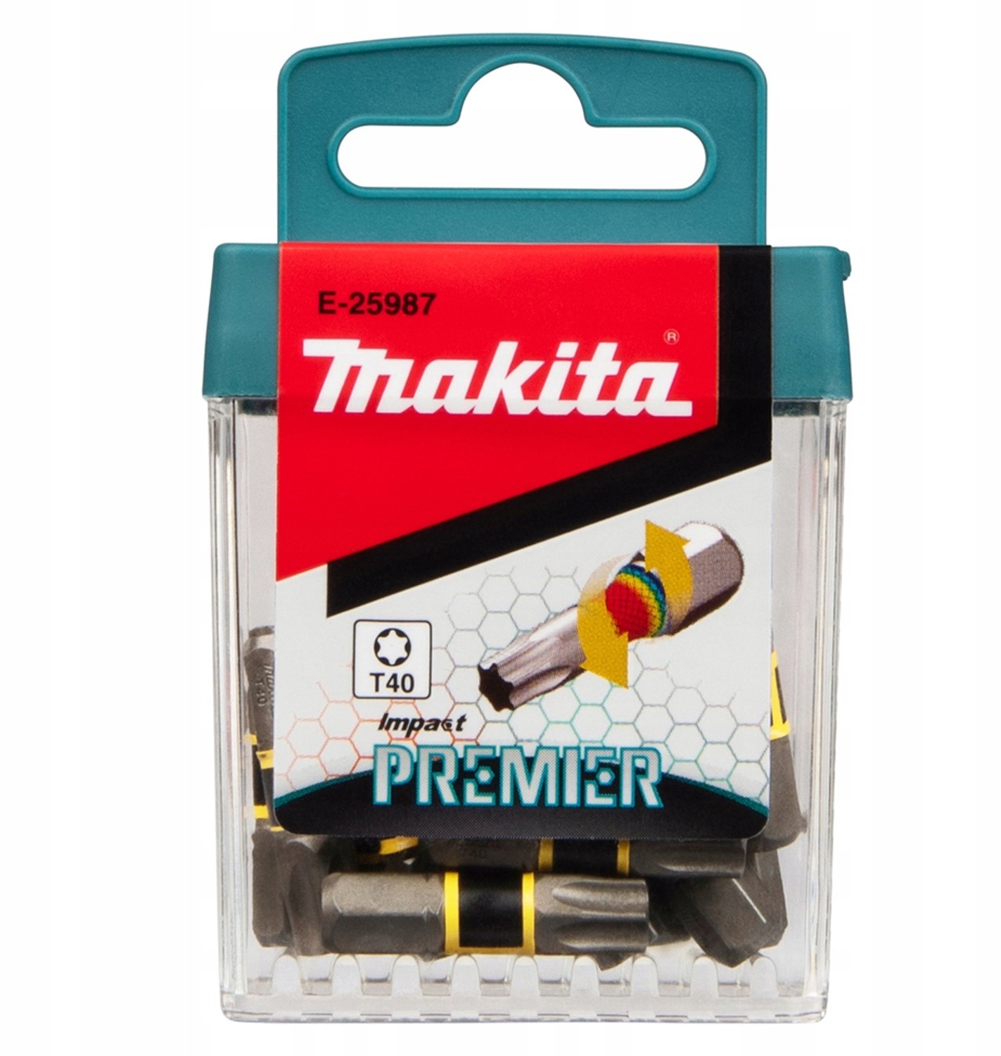 Makita T40 x 25 mm Impact Premier Slagschroefbit 15 stuks - E-25987