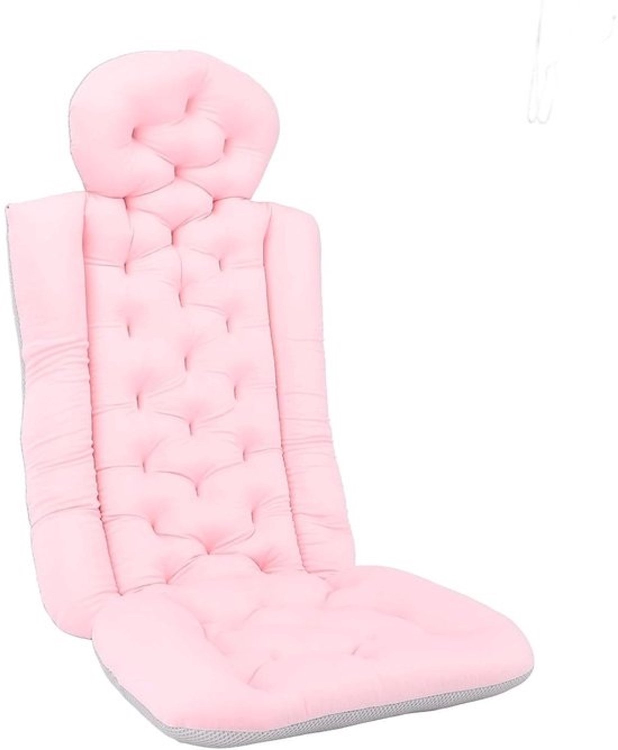 Badkussen voor het hele lichaam - Luxe badkussen - Ontspannen baden - Ergonomisch ontwerp - 100 cm lang - Roze