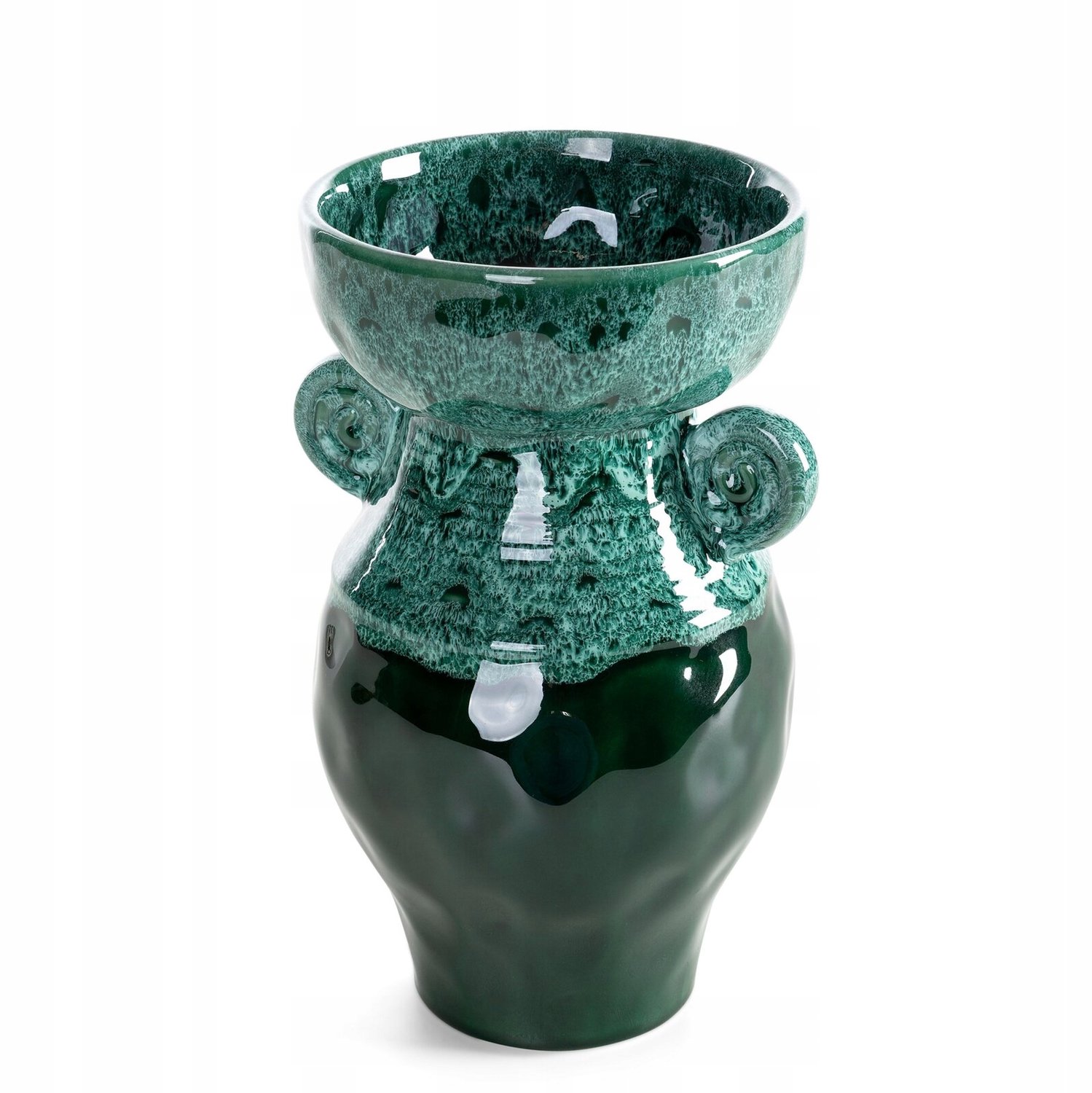Dina Decoratieve Vaas 17 x 30 cm Groen Keramiek