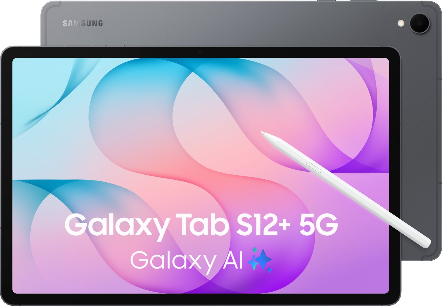Samsung Galaxy Tab S12 Plus 5G - 256GB - Gray + 1 jaar extra garantie