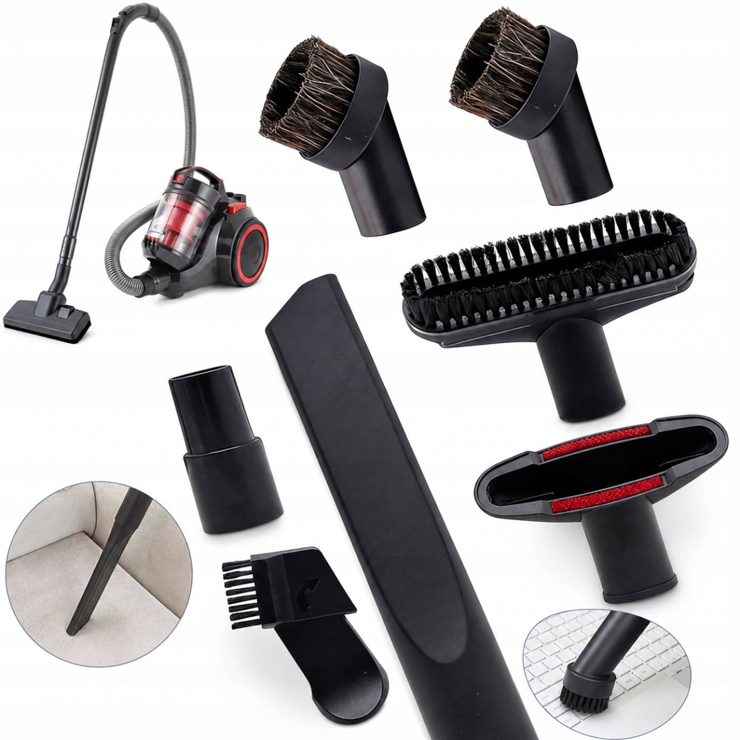 7-delige Universele Stofzuiger Accessoireset 32-35mm