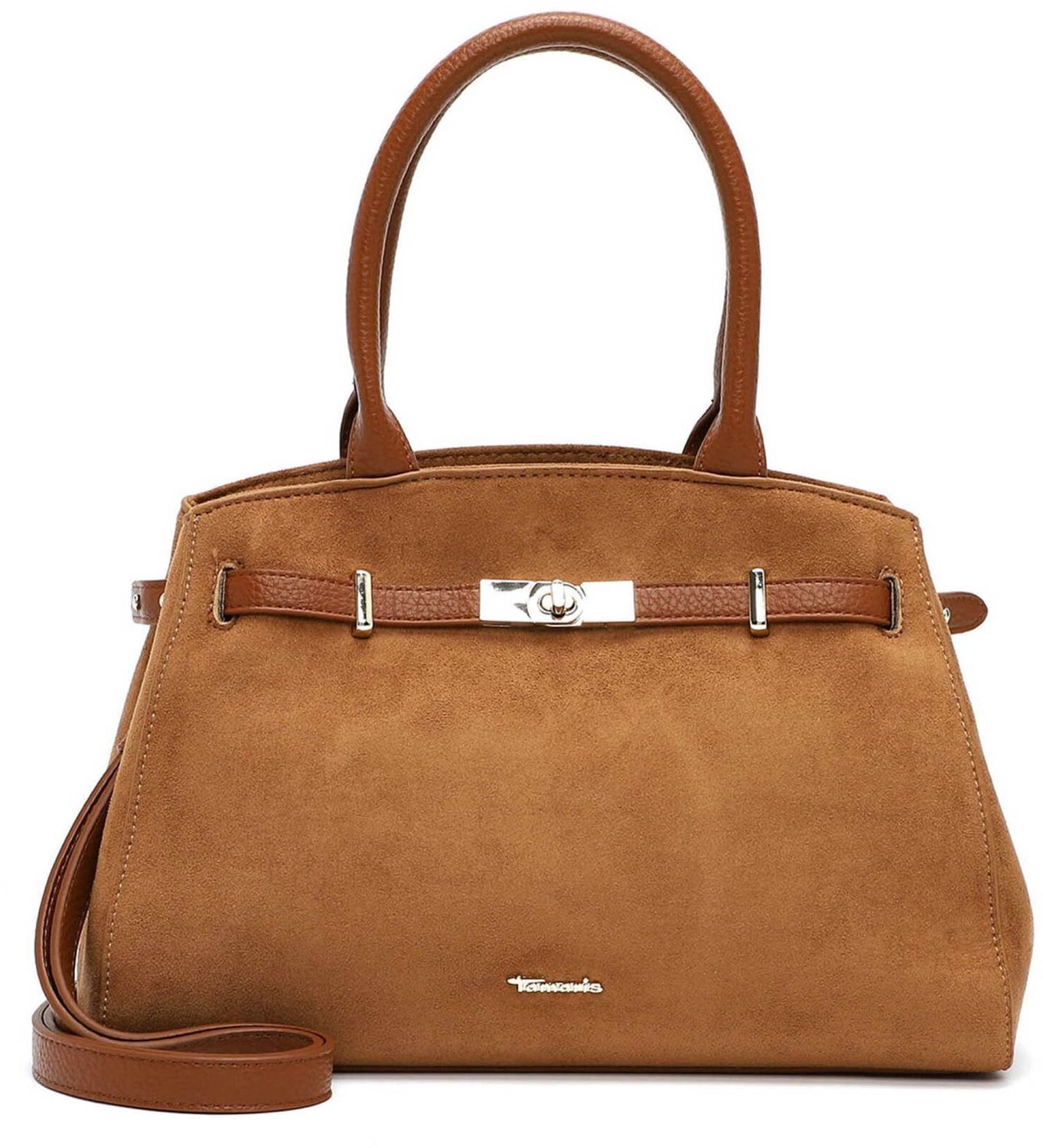 Tamaris schoudertas Martina Cityshopper Cognac Lichtbruin