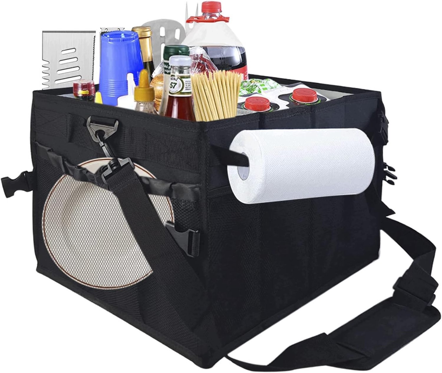 Merkloze Draagbare BBQ & Kampeeruitrusting Opbergtas