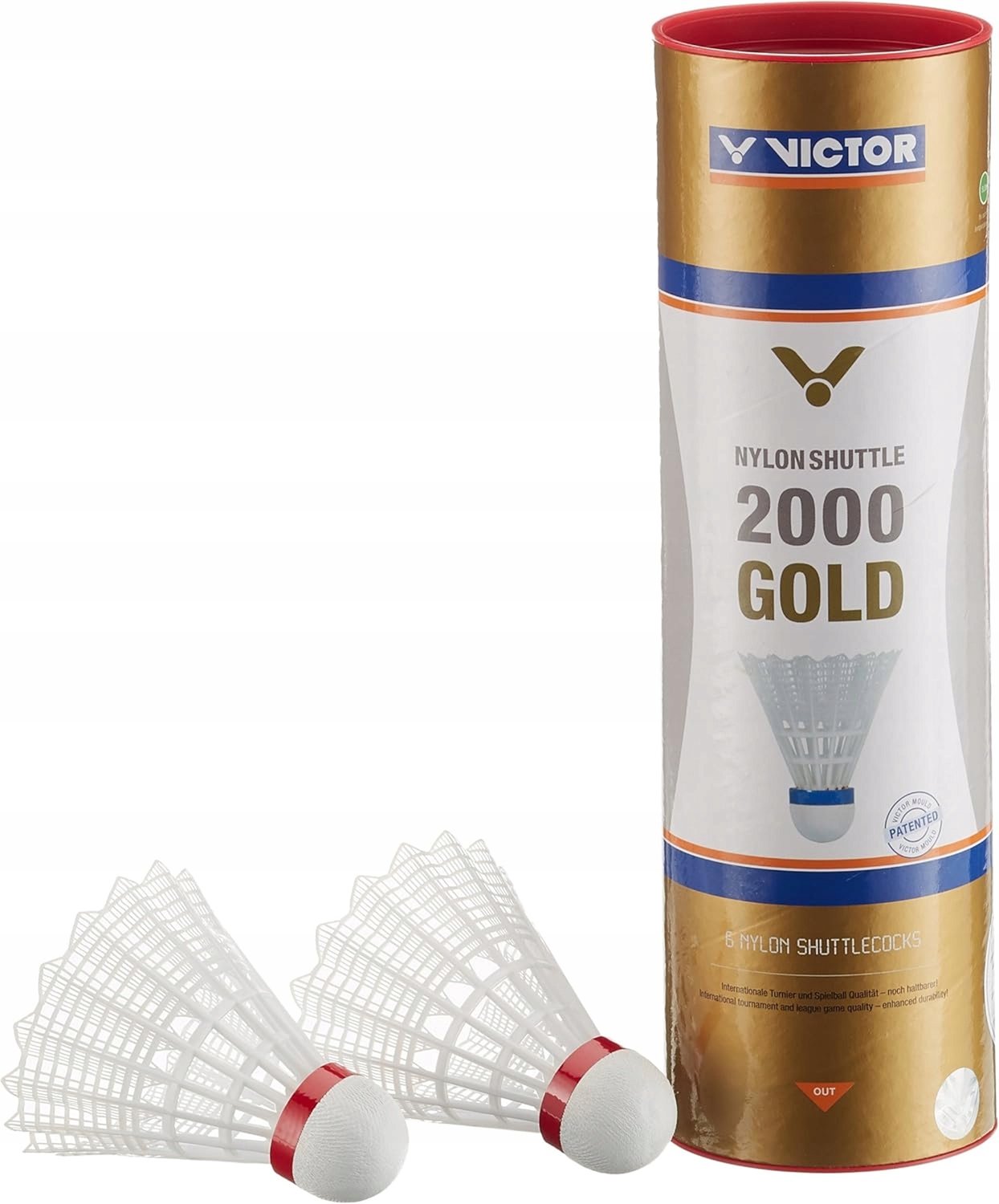 Shuttle 2000 Nylonen Badminton Shuttlecock - Toernooi Kwaliteit