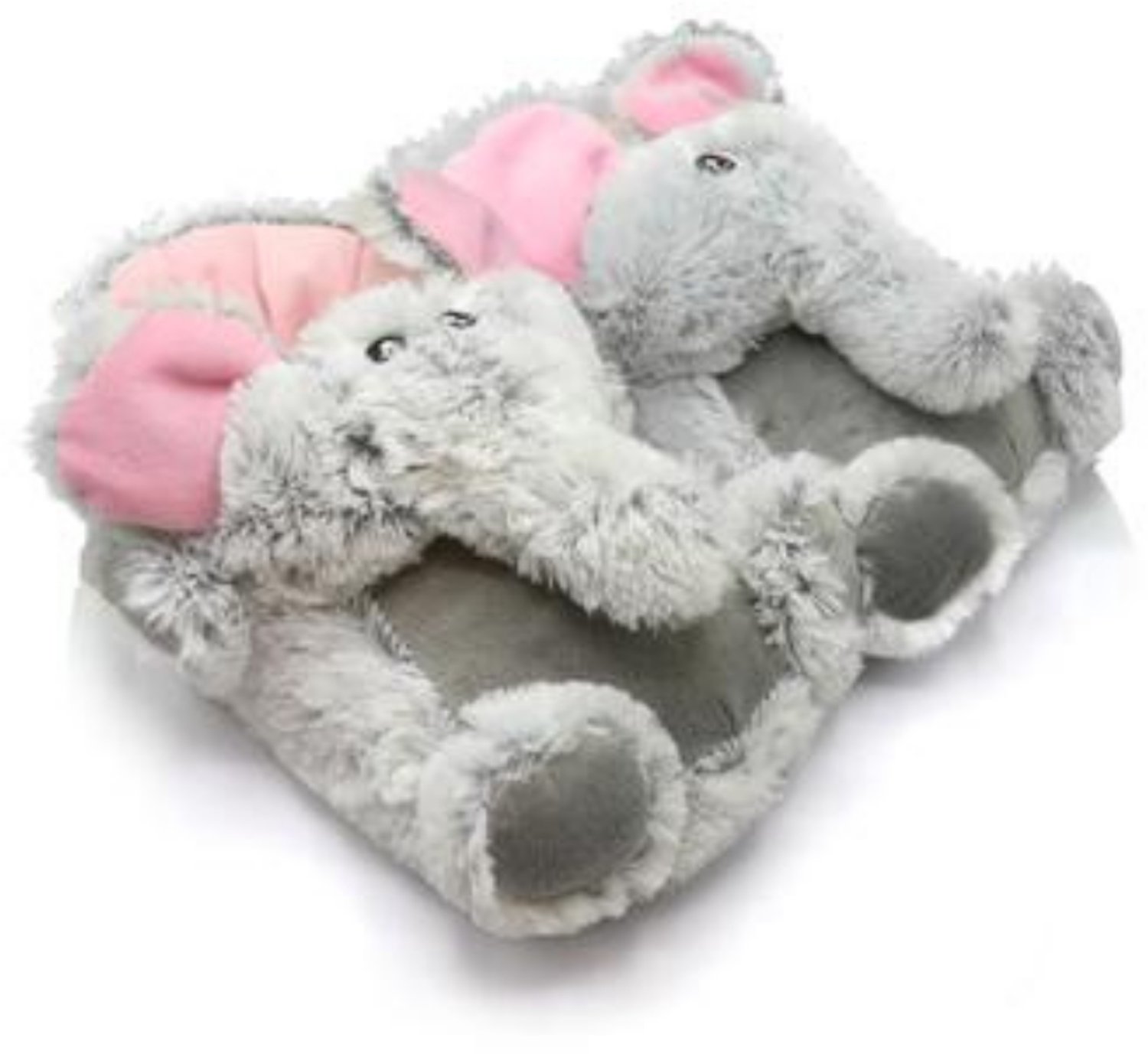 Berussa - Twigy Elephant Dames Pantoffels – Pluche Olifant Sloffen – Warm & Antislip – Maat 36 t/m 41 – Origineel Cadeautje