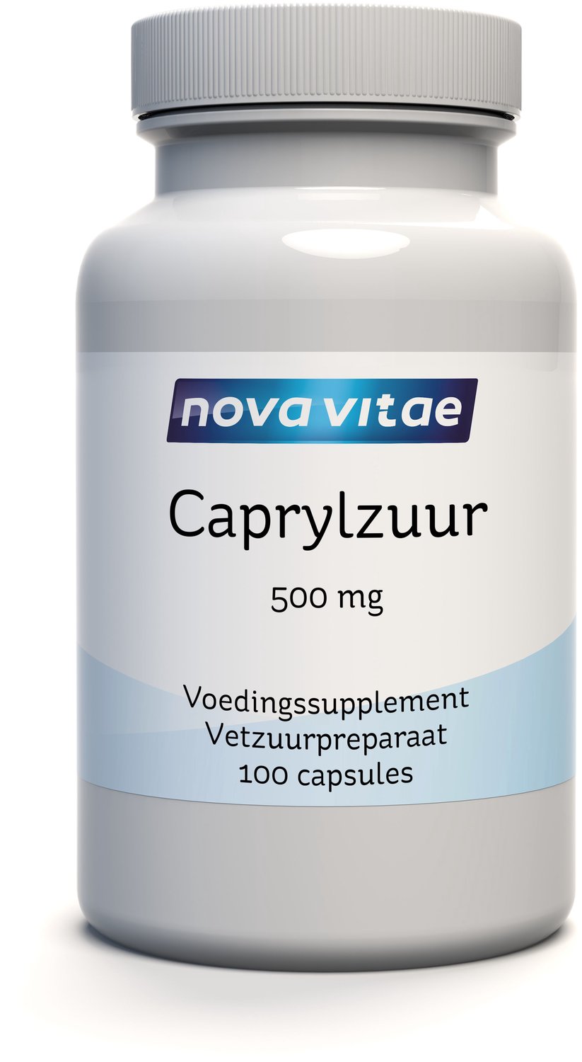 Nova Vitae - Caprylzuur - 500 mg - 100 capsules