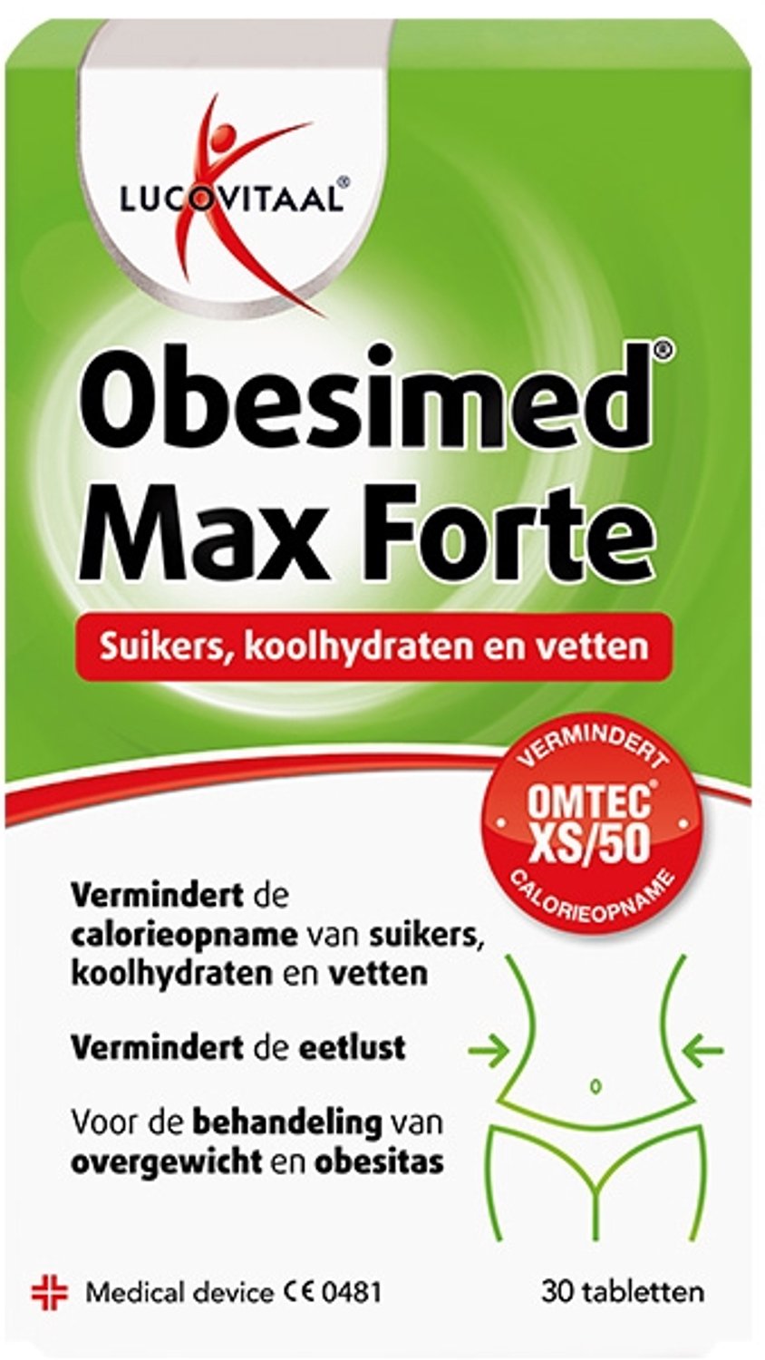 Bol.com Lucovitaal Obesimed Max Forte 30 tabletten aanbieding
