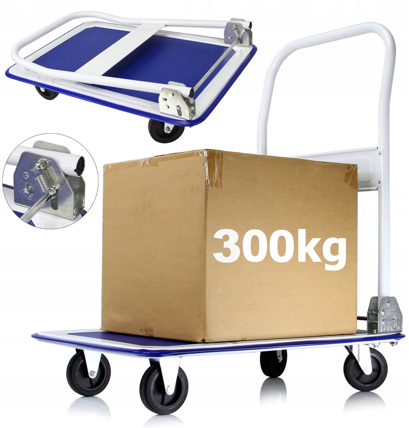 Merkloze Transportplatform 300 kg - Opvouwbaar
