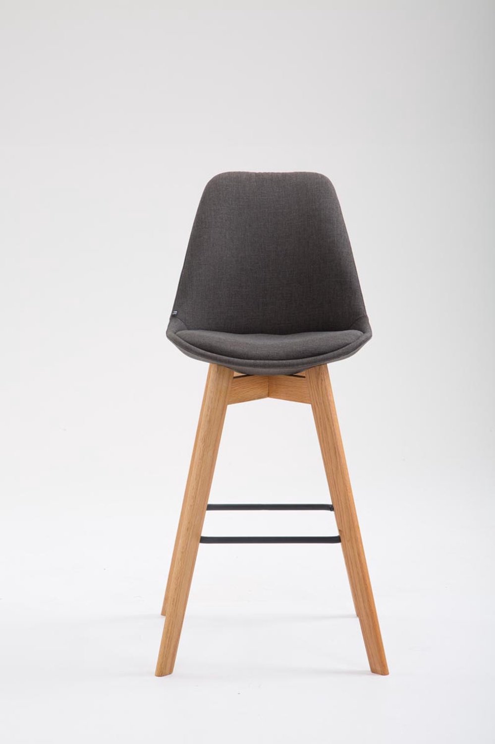 Luxe Comfort Torino 0095 barkruk - stof - donkergrijs donkergrijs natura